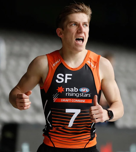 Dylan Moore takes out the 2km trial at the Combine - AFL